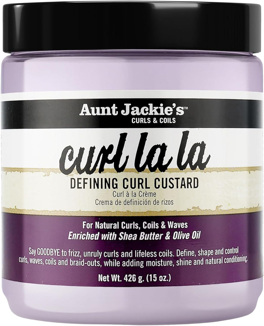 Aunt Jackie's curl La la custard 15oz