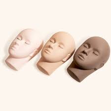 Lash training mannequin head