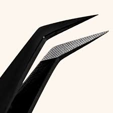 Fiber tip lash tweezer
